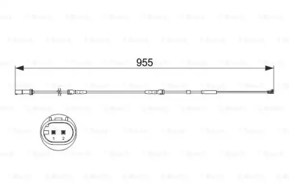 Датчик зношування колодок Bosch 1987473511