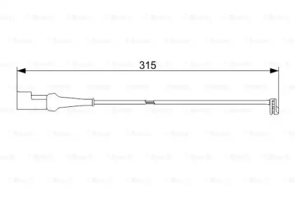 ДАТЧИК ЗНОШУВАННЯ ДИСК.КОЛ Bosch 1987473572