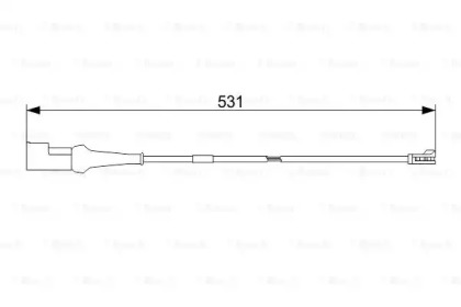 ДАТЧИК ЗНОШУВАННЯ ДИСК.КОЛ.ЗАД Bosch 1987473574
