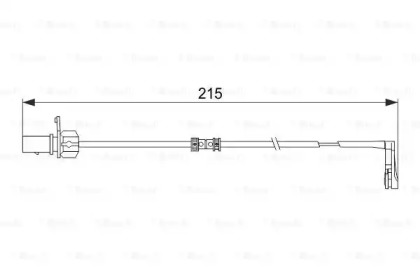 Датчик зношування колодок Bosch 1987474489