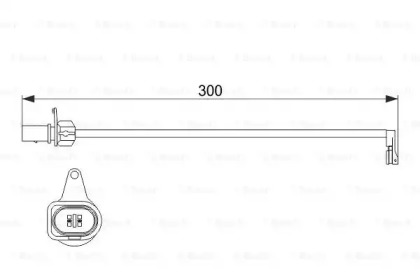Датчик зношування колодок Bosch 1987474505