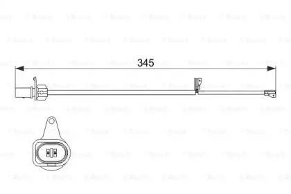 Датчик зношування колодок Bosch 1987474507