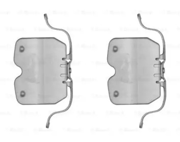 Планка супорта (переднього) прижимна (к-кт) BMW X5 (E70)/X6 (E71/E72/F16/F86) 06- Bosch 1 987 474 725