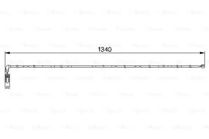 Датчик зношування колодок Bosch 1987474944