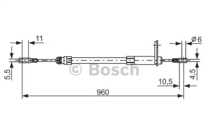 Трос Bosch 1 987 477 219
