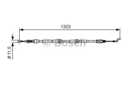 Трос гальма Bosch 1987477260