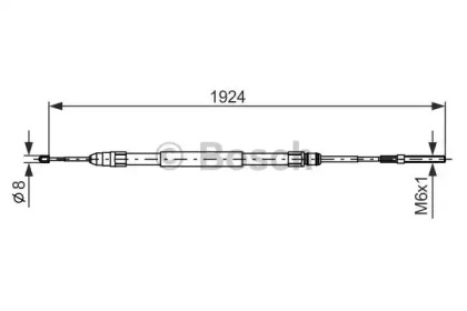 Трос гальма Bosch 1987477693