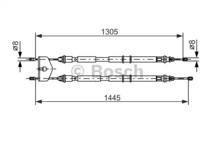 Трос гальма Bosch 1987477732