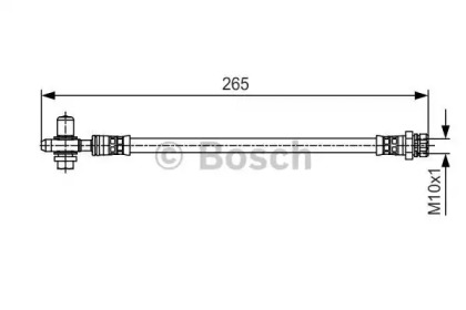 Шланг гальмівний гідравлічний Bosch 1987481519