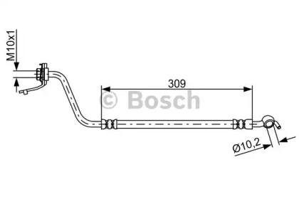 Тормозной шланг Bosch 1987481878