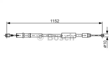 Трос Bosch 1987482025