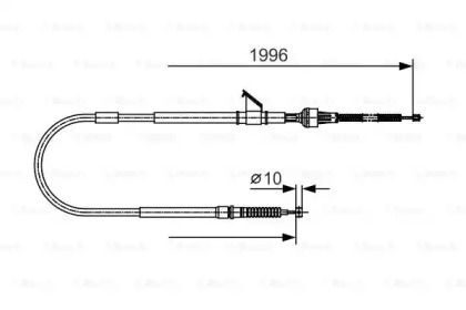 Трос Bosch 1987482068