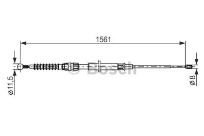 Трос гальма Bosch 1987482264