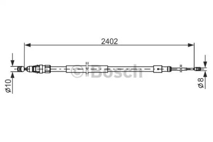 Трос гальма Bosch 1987482276