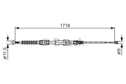 Трос Bosch 1987482378