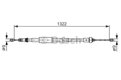 Трос Bosch 1987482385