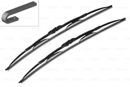 Комплект щіток стеклоочистителя Bosch 600/530мм 3397001543