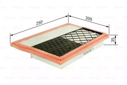 Фільтр повітря Bosch F026400388