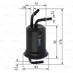 Фильтр топливный Bosch F026403012