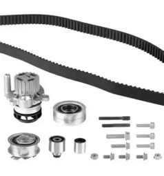 Комплект ГРМ + помпа VW Crafter/T5/T6/Caddy/Golf/Passat/Skoda/Audi 2.0TDI/BiTDI 08- (160х25)(PA1137) GRAF KP1137-1