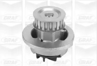 Помпа води Opel Astra F/G/Combo/Corsa A/B/Kadett D/E/Vectra 1.4/1.6/i/Si 79-04 (19z) (B/B) (8 лоп) GRAF PA442