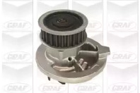 Помпа води Opel Astra F/Omega A/B/Vectra A/B 1.6/1.8i/2.0i 88-02 (25z) (B/B) (8лоп) GRAF PA577