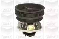 Помпа води Fiat Doblo/Palio/Stilo/Bravo 1.6 16V 95-11 (R/B) (8 лоп.) (8 кан.) GRAF PA620