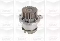 Помпа води Lada 2110-2111 1.5/1.5 16V/1.6 97-12 /Lada 2108-2115 1.1/1.3/1.5 91-13 (21z) (B/B)(6 лоп) GRAF PA704