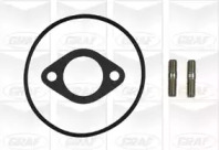 Помпа води Renault Master/Opel Movano 2.5D 98-01 (R/B) (8 лоп) GRAF PA750 — фото 2