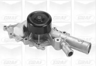 Помпа води MB C-class (W202/S202/W203/S203)/E-class (W210/S210) 2.2/2.7CDI 97-09 (B/B) (6 лоп) GRAF PA752