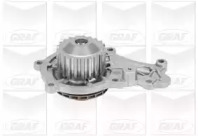 Помпа води Citroen C1/C2/C3/Nemo/Ford Fiesta/Peugeot 206/307 1.4HDI/TDCI 02- (21z) (B/B) (20 лоп.) GRAF PA859