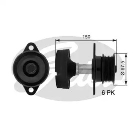 Механизм свободного хода DriveAlign® Gates OAP7045