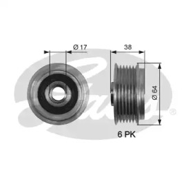 Механизм свободного хода DriveAlign® Gates OAP7165