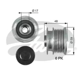 Механизм свободного хода DriveAlign® Gates OAP7178