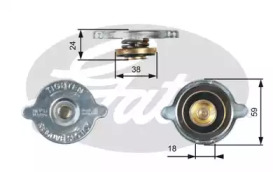 Крышка радіатора Gates RC125