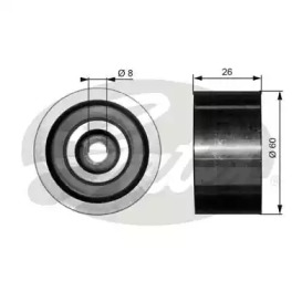 Ролик DriveAlign® Gates T36076
