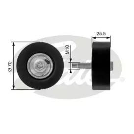 Ролик DriveAlign® Gates T36200