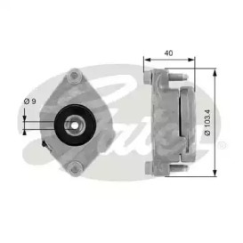 Ролик DriveAlign® Gates T38147