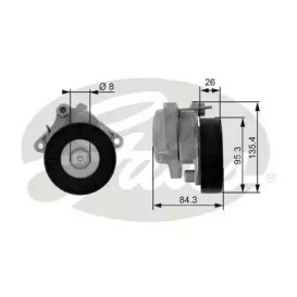 Шків натяжной Gates T38174