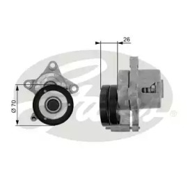 Ролик DriveAlign® Gates T38283