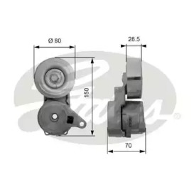 Ролик DriveAlign® Gates T38413