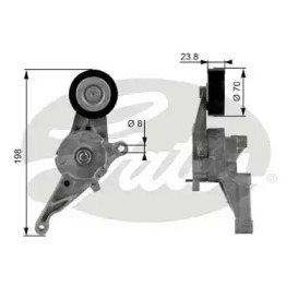 Шків натяжной Gates T38436