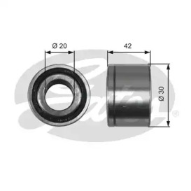 Ролик DriveAlign® Gates T38679