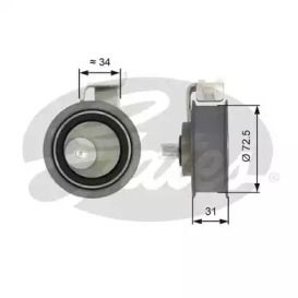 Шків натяжной Gates T43017