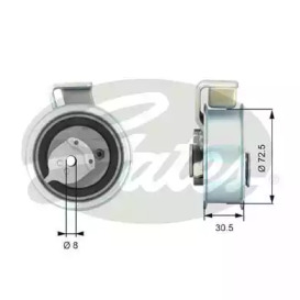 Ролик PowerGrip® Gates T43018