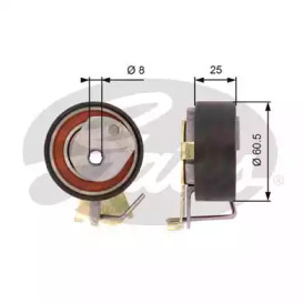 Шків натяжной Gates T43023