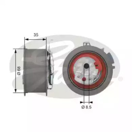Шків привідного паса Gates T43151