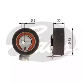 Ролик PowerGrip® Gates T43157
