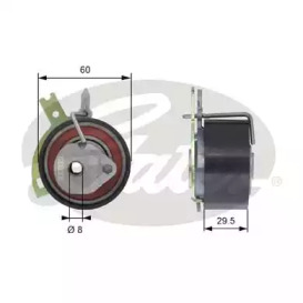 Шків натяжной Gates T43186