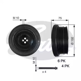 Шків Gates TVD1050A
